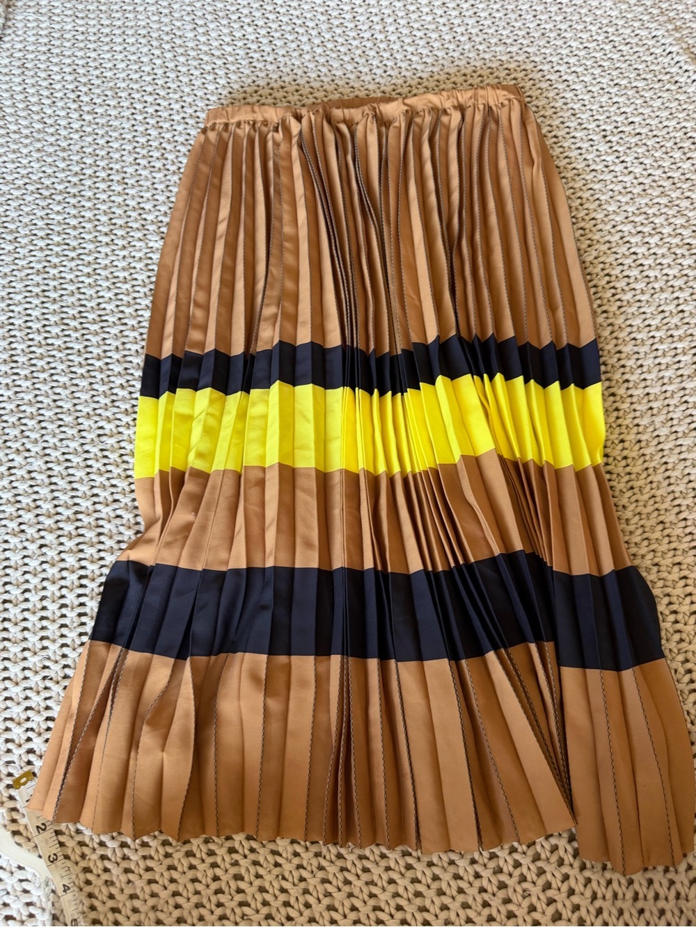Anthropologie Maeve Skirt in Brown, Yellow & Black